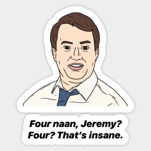 MARK CORRIGAN | FOUR NAAN Sticker